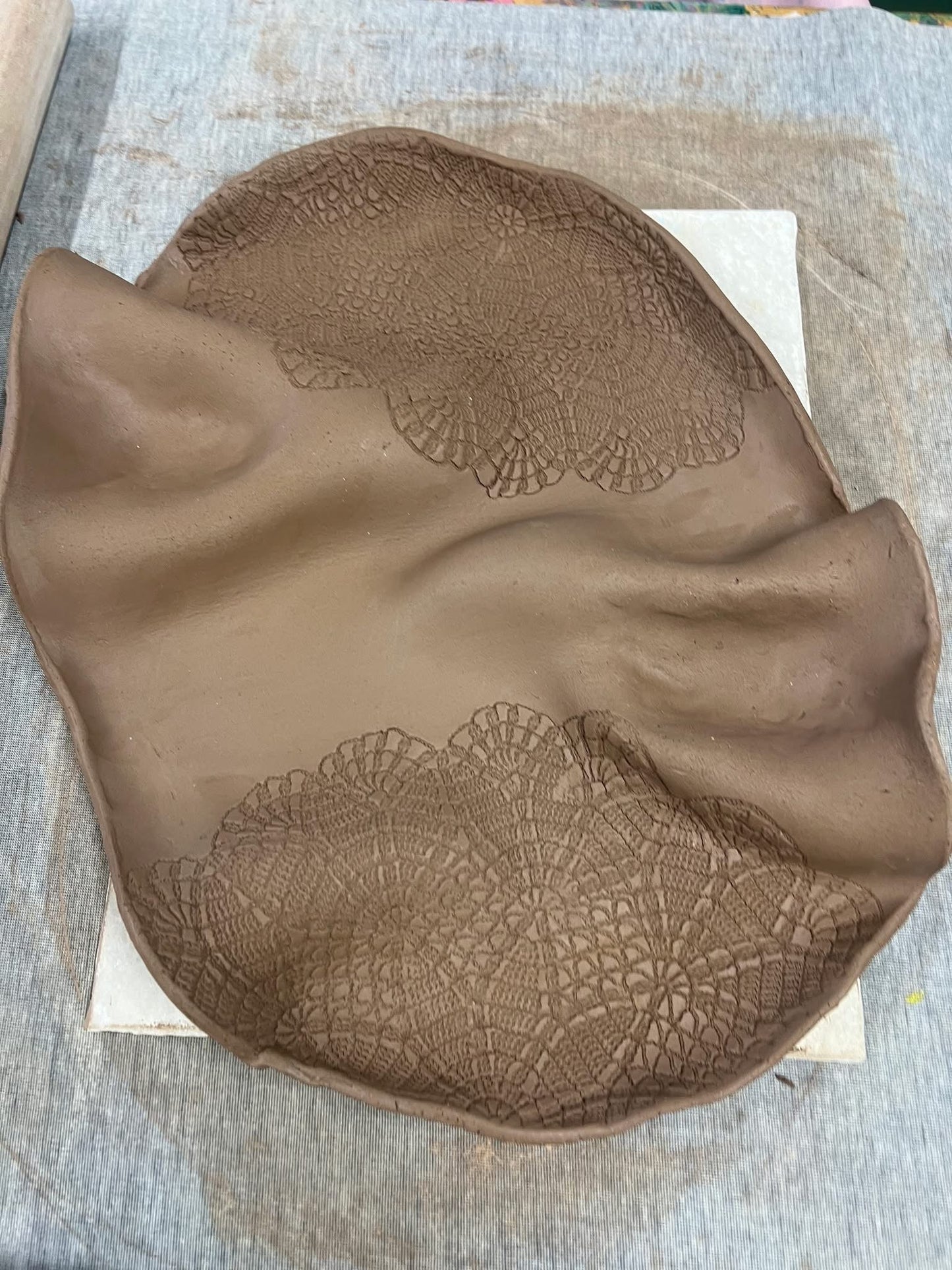Tapas platter ceramic hand building workshop-  Sat 1st Aug
