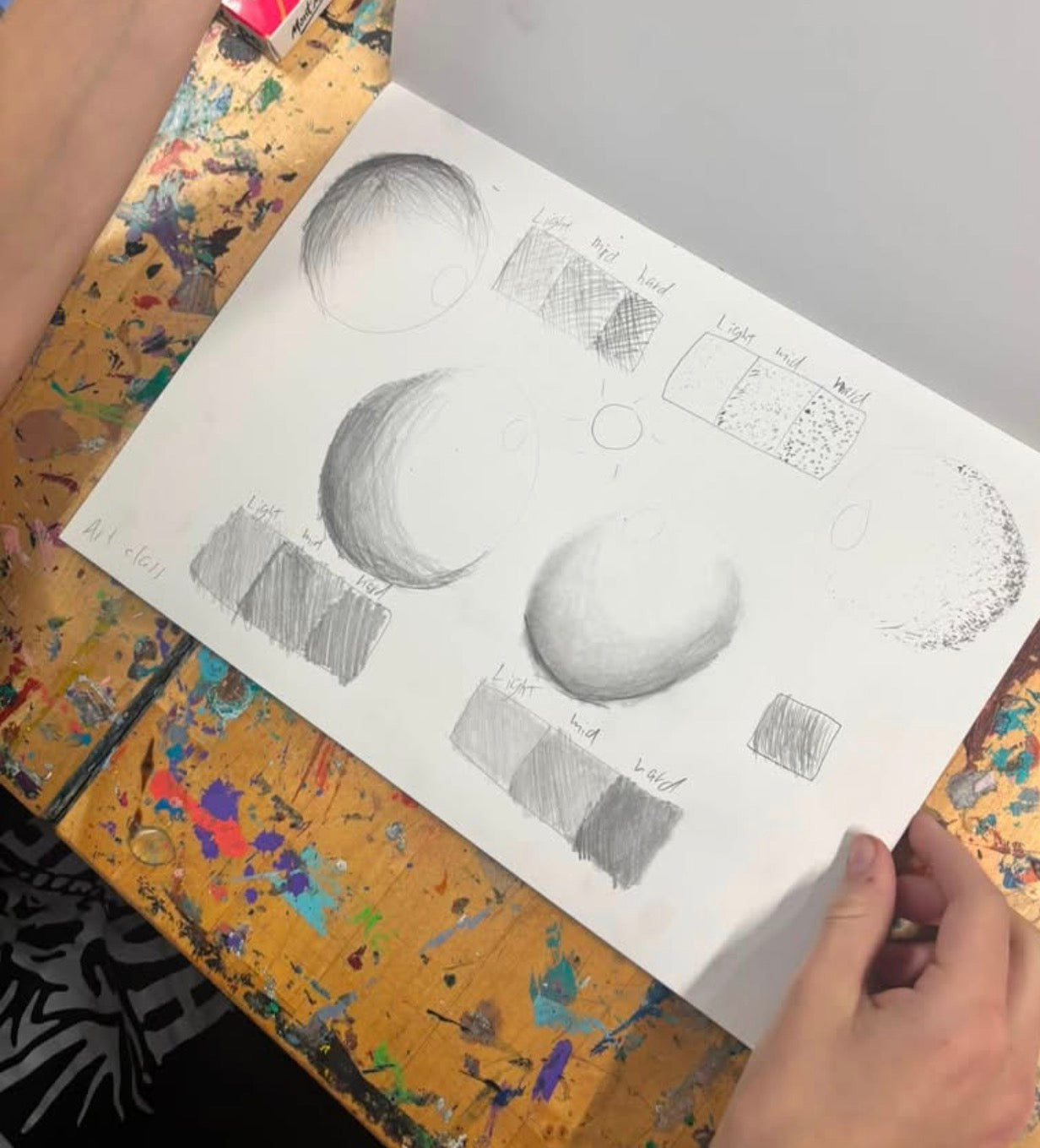 TUESDAY CLASS - Drawing Techniques- Term 4