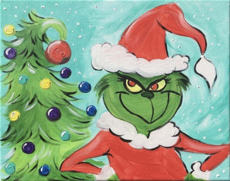 Grinch Christmas Painting Workshop- Tues 23rd Dec