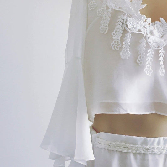 Italii Bell sleeve blouse