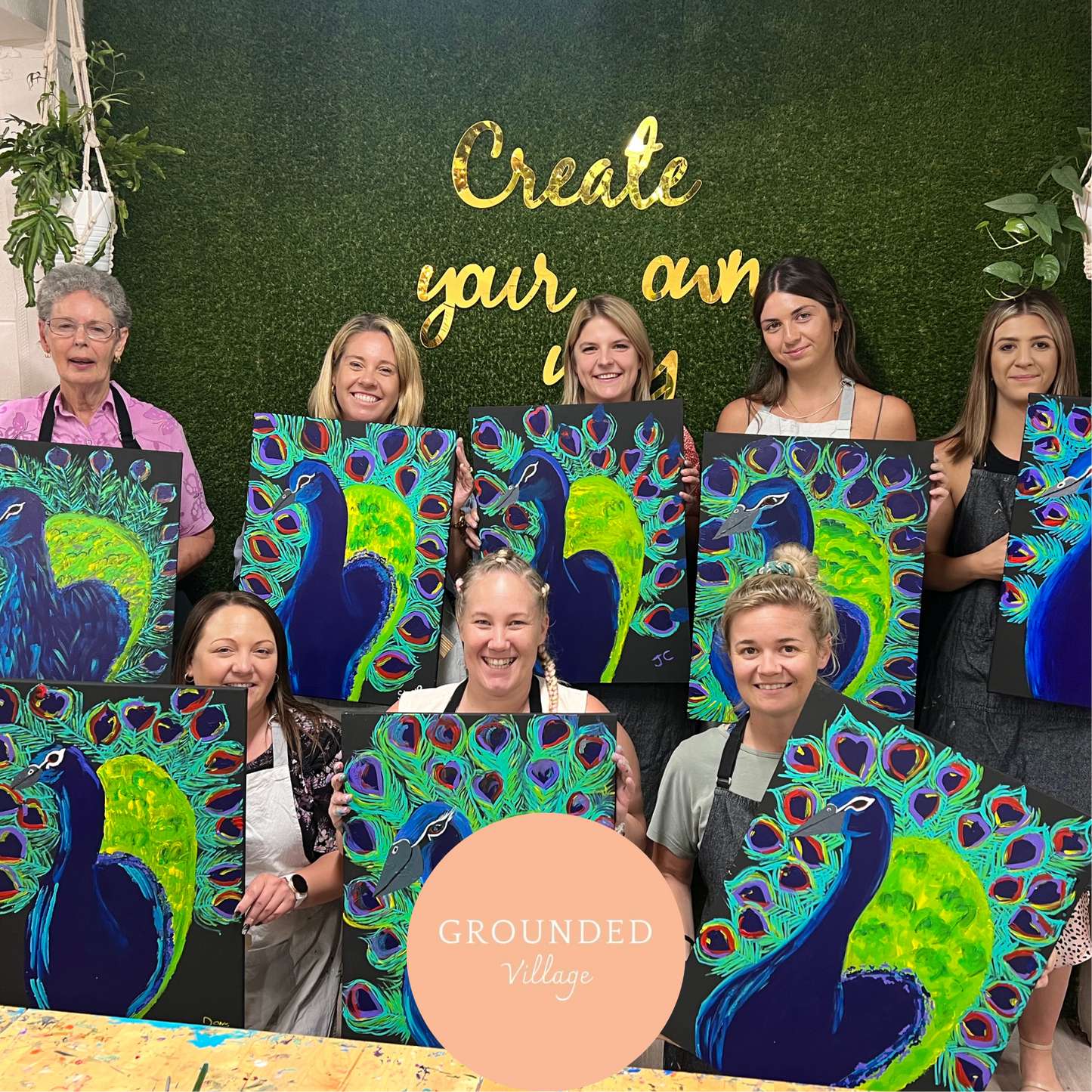 Adults Fine art paint and sip - Private event booking